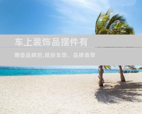 车上装饰品摆件有哪些品牌的,缤纷车饰，品牌荟萃